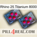 Rhino 25 Titanium 8000 14